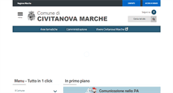 Desktop Screenshot of comune.civitanova.mc.it