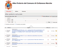 Tablet Screenshot of aol.comune.civitanova.mc.it